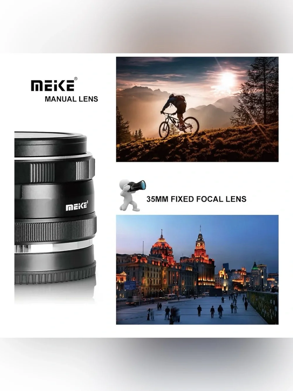 MEIKE 35mm f1.7 Large Aperture Manual Focus APSC Lens Compatible W